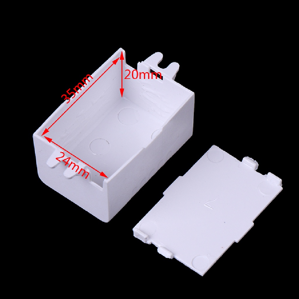 [lsingers1] 1/5/10Pcs Mini plastic power supply shell circuit box enclosure 35mm*24mm*20mm Boutique