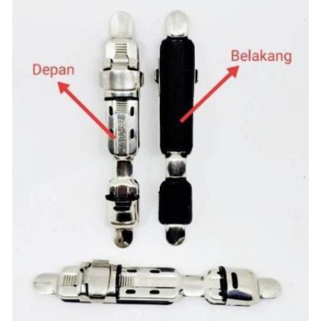 REEL SEAT  JINBO  TIPE S6 BAHAN STAINLESS SUPER