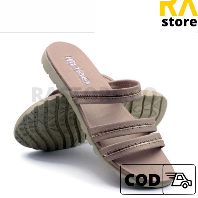 {ILG.31My22ᵂ} Sandal Sendal Slip On Slide Flip Flat Wanita Cewek Perempuan Berbahan Karet Murah Keki