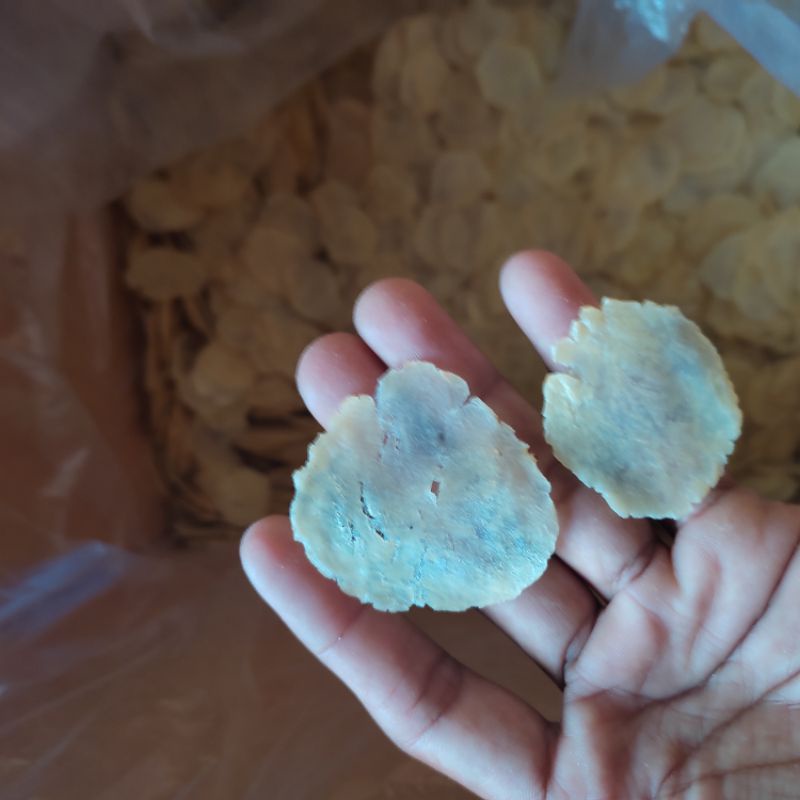 

1kg Emping super tipis original// setengah kering