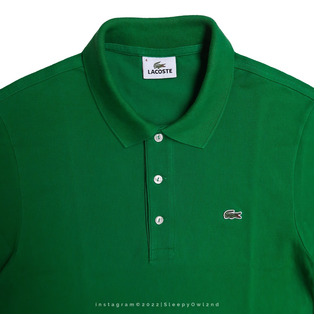 Polo Shirt Lacoste Green Authentic
