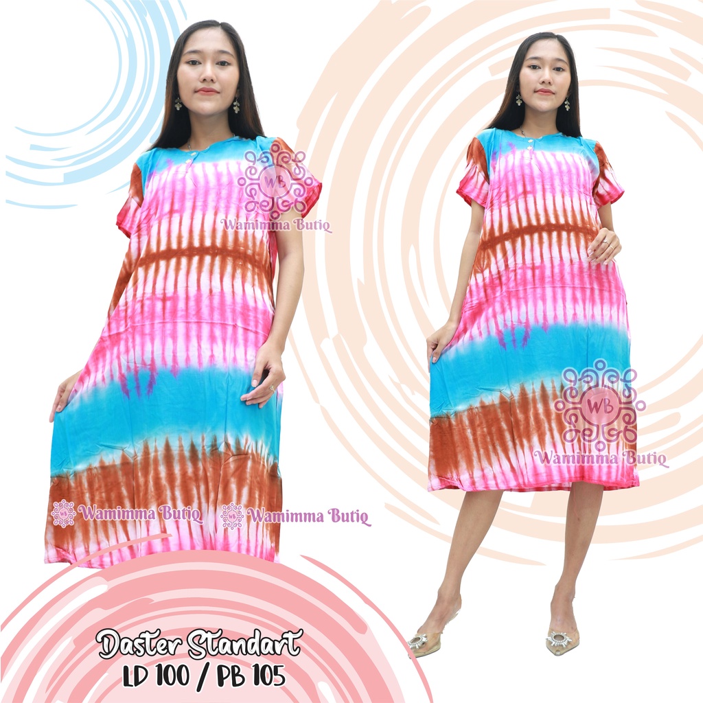 Daster Batik Murah Baju Tidur Batik Murah Adem Nyaman Daster Batik Pekalongan Daster Yukensi-Pelangi3-BPC