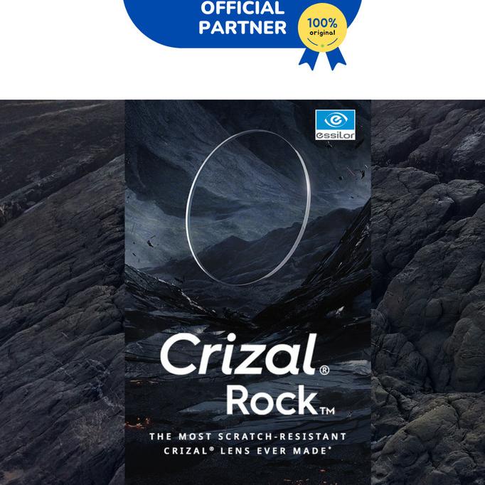 Lensa Essilor Blue UV Capture Crizal Rock Super 1.56