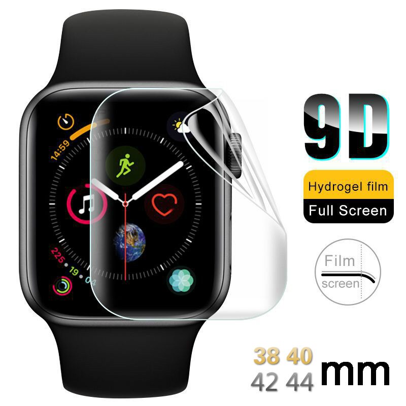 2PCS Hydrogel Film Screen Protector for Apple Watch Series 6 SE 5 4 3 2 1 Case Cover 44mm 40mm 42mm 38mm Ultra Thin Screen Protector