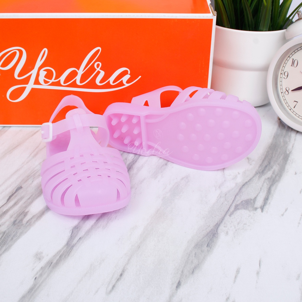 Yodra Shelby Kids Anak Jelly Shoes Import YDR605 Real Pict