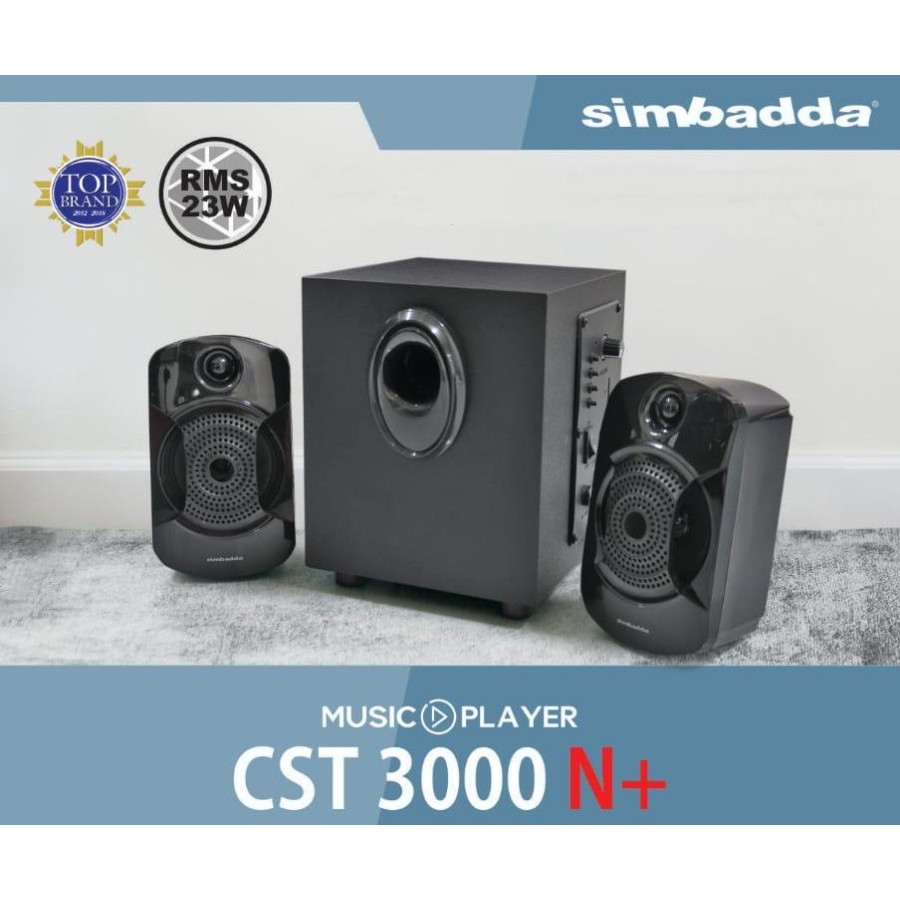 Speaker Simbadda Salon Multimedia Aktif USB Radio Bluetooth Original