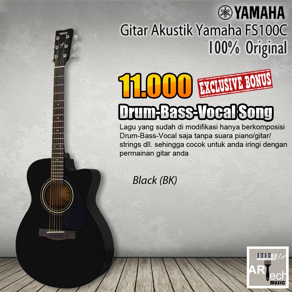 Gitar Akustik Yamaha FS100C Original / FS 100C / FS 100 C / FS100 C