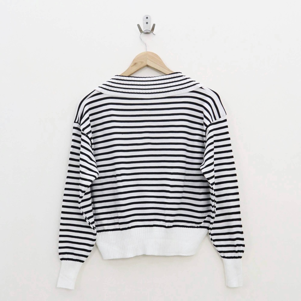 Oule stripe knit top - Thejanclothes