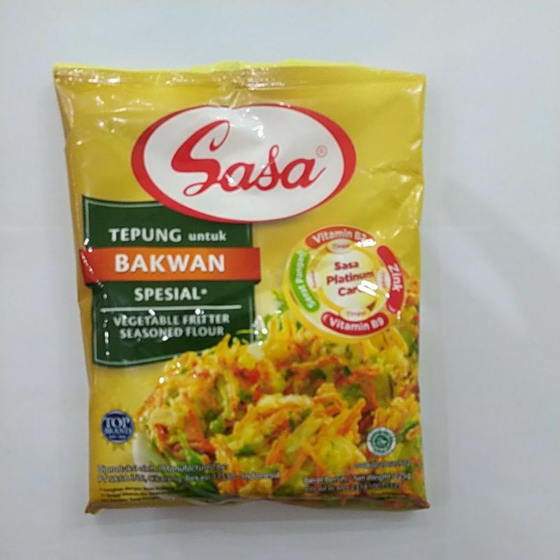 

Tepung bumbu sasa 225gr pack bakwan special ~ Marketkuu