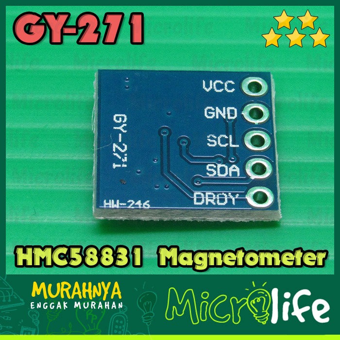 GY-271 HMC58831 Magnetometer Compass Module