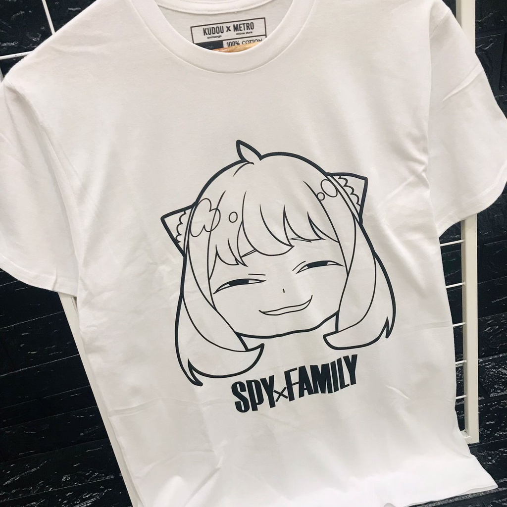 Tshirt Anya Smile  Line Art SPY X Family Anime Manga Premium Unisex