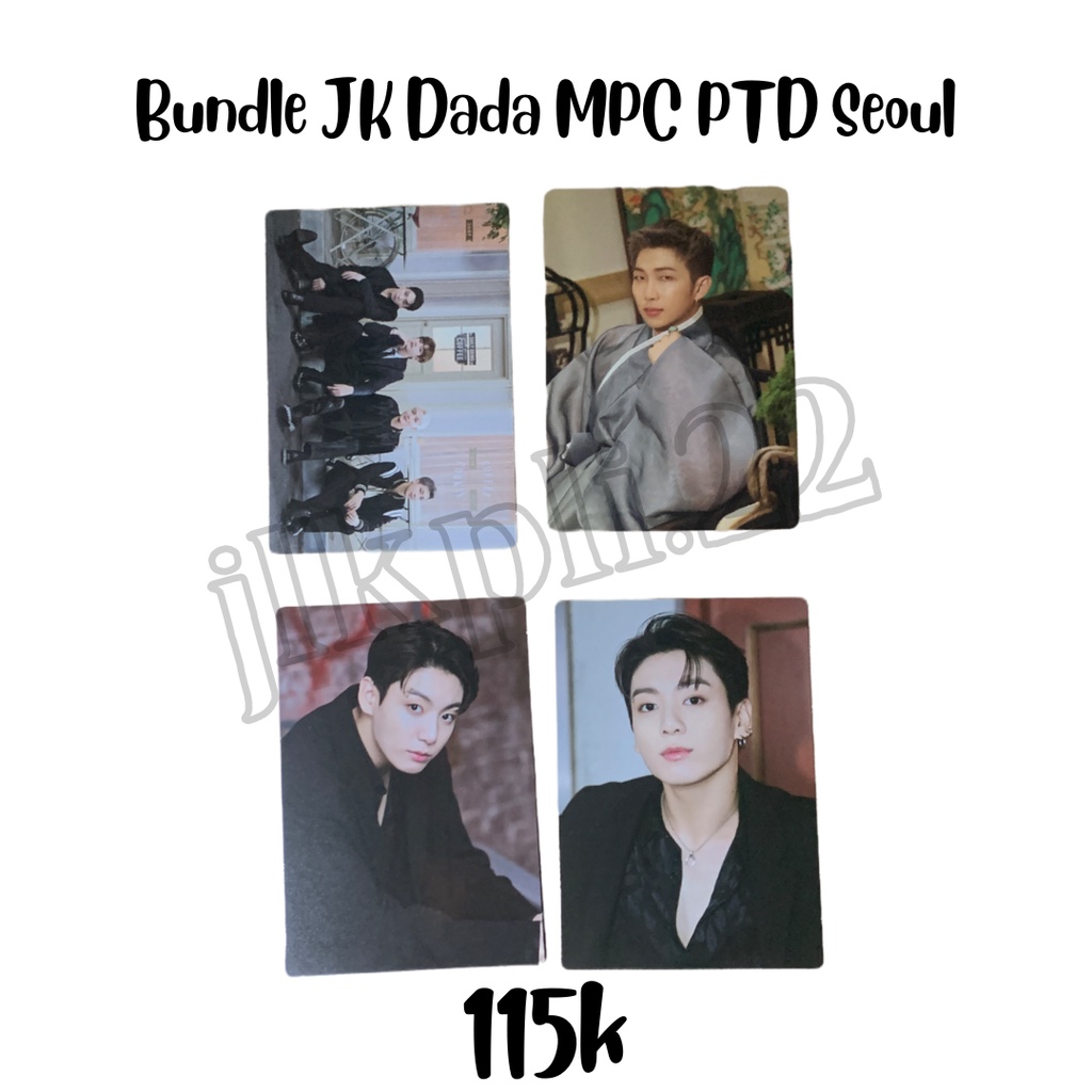 Bundle Jungkook JK Dada MPC PTD Seoul BTS Dicon RM Dalmanjung