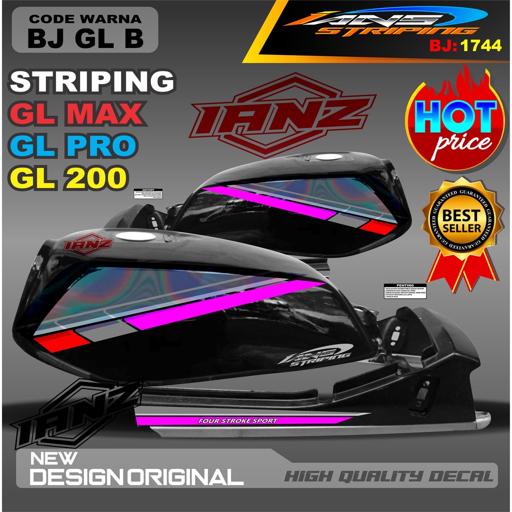 PROMO STRIPING HOLOGRAM GL PRO /  STIKER GL MAX VARIASI HOLOGRAM / STIKER HOLOGRAM