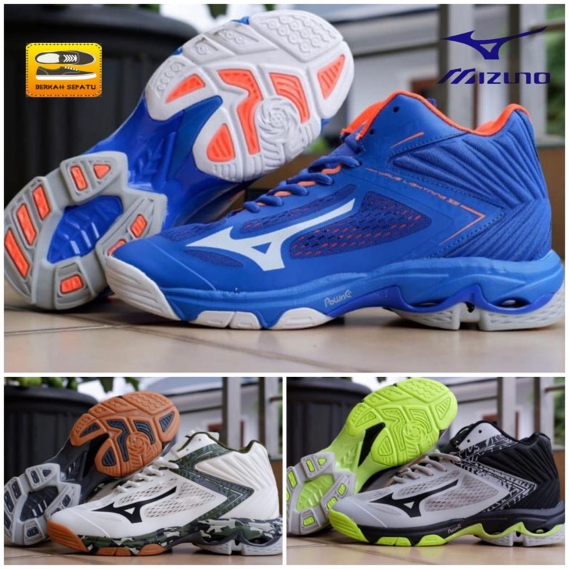 Sepatu Mizuno Sepatu Volly Mizuno Wave lightning Z5 Mid Premium / Sepatu Volly Pria Mizuno Wlz5 Impo