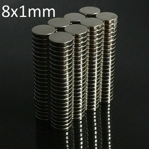 Termurah! Magnet Koin Super Kuat Neodymium N52 8x1mm