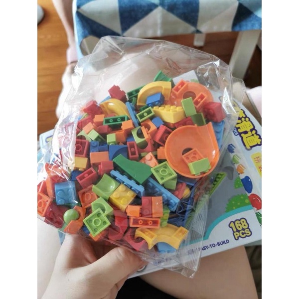 marble blocks 168 pcs - marble ballrun