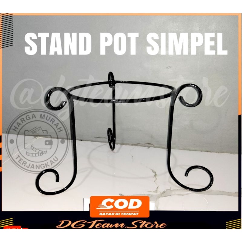 STANDING POT mini MINIMALIS KAKI URIL / STANDING POT BUNGA / STAND POT MINIMALIS SUSUN / RAK POT BUN