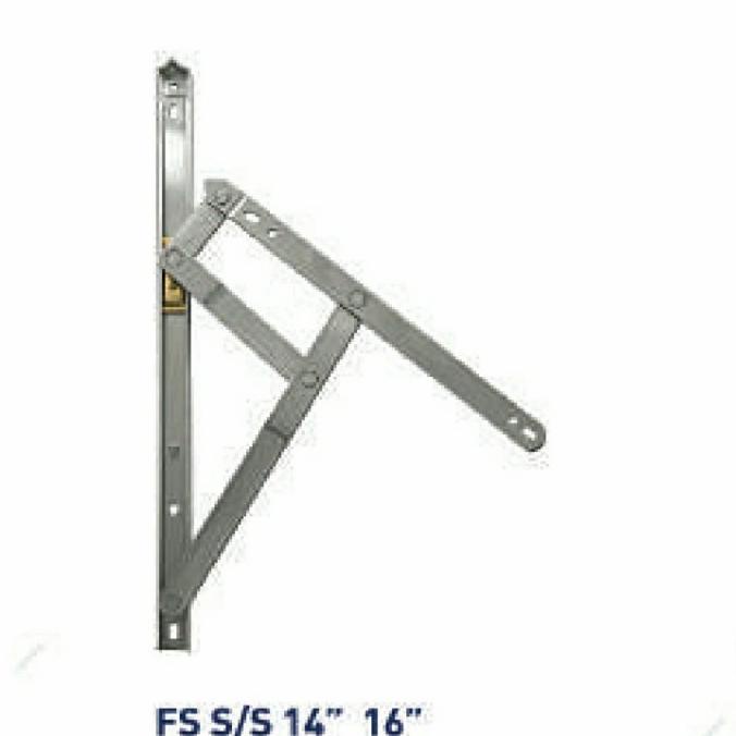 14" Engsel Jendela Aluminium Jungkit , Engsel Casement Dekson