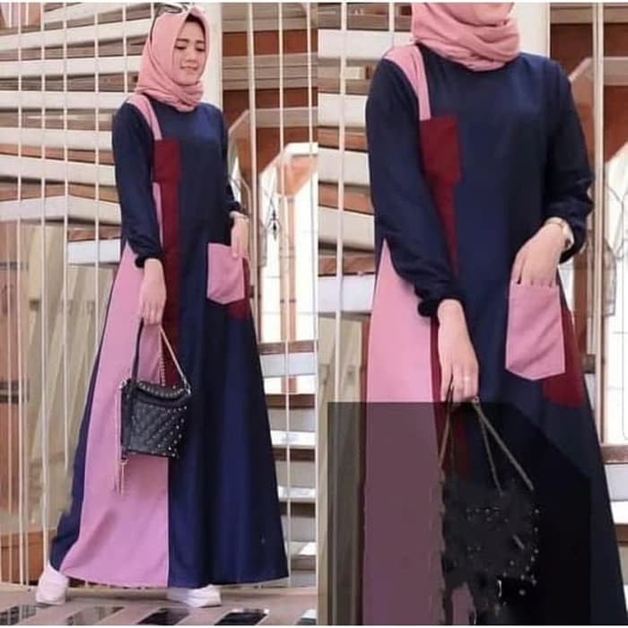 [ LD 140 ] Big Size XXXXL Baju Gamis Wanita Super Jumbo Muslim Kondangan Kekinian MASTANI A23