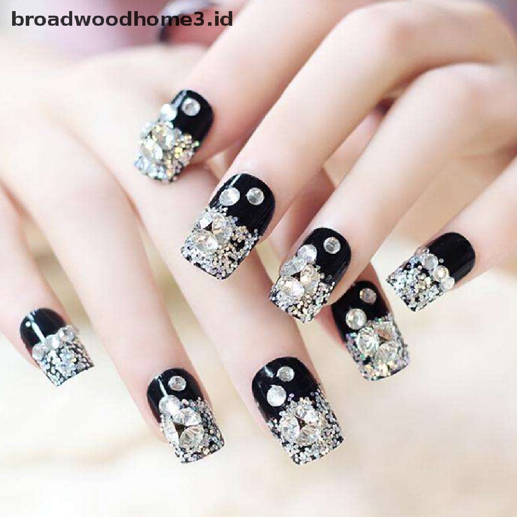 2000pcs / Set Berlian Imitasi 3d Bahan Akrilik Untuk Nail Art Manicure