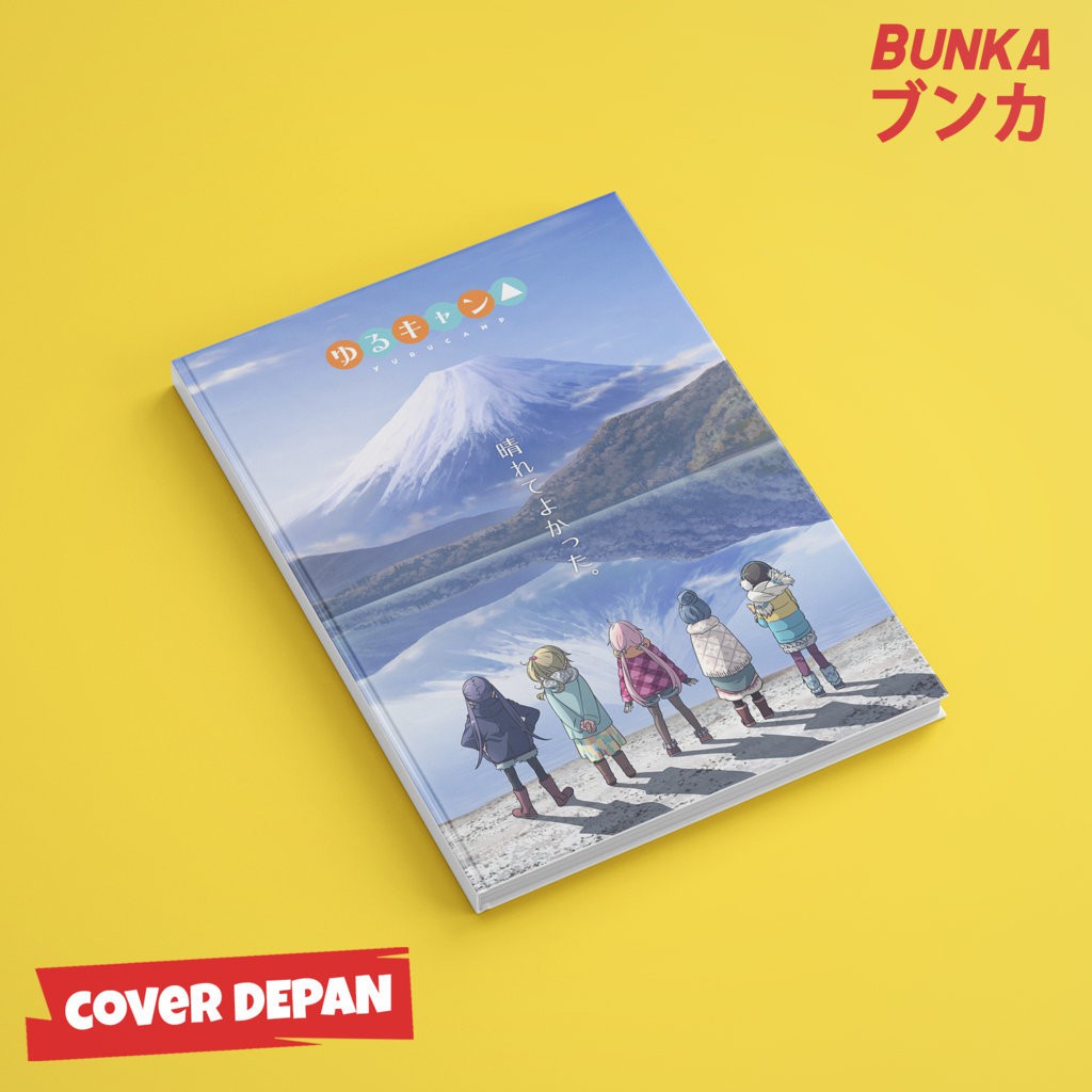 

Notebook Anime Yuru Camp Hardcover A5 Buku Tulis Catatan Note Agenda Planner Jurnal