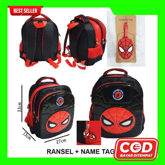 Tas Ransel Anak Bagpack Tk Lakilaki Perempuan Karakter Whale Warna Navy Tas Ransel Sekolah Tk Laki S