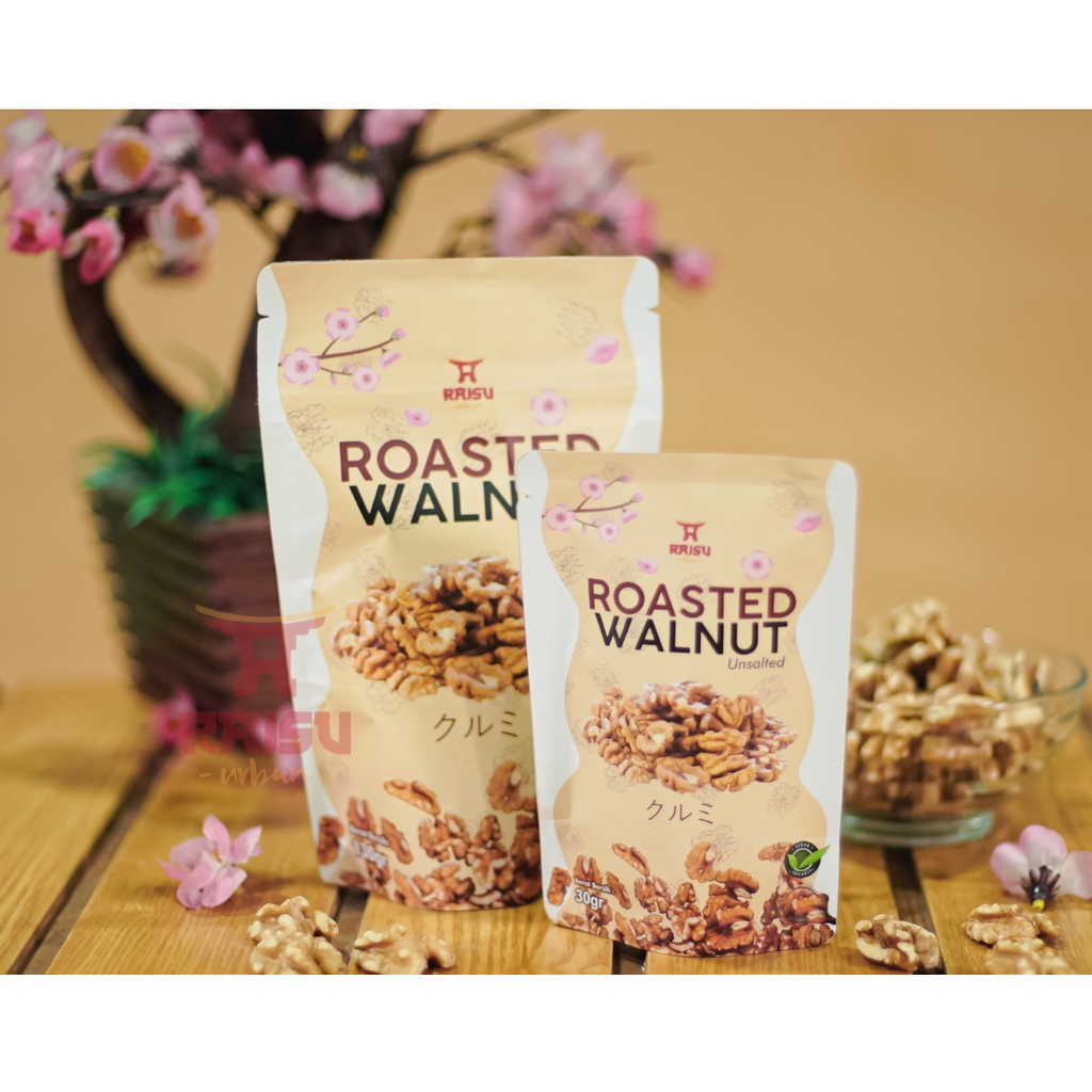 

SNACK KACANG WALNUT PANGGANG / ROASTED UNSALTED FRESH RAISU URBAN