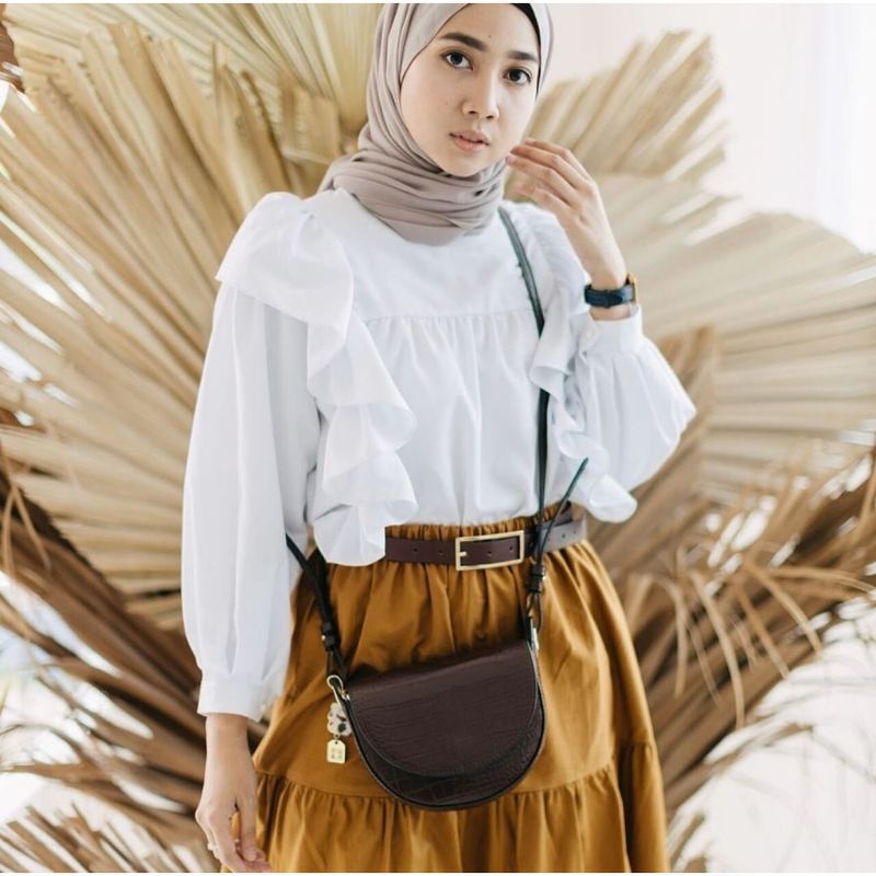 Riana top atasan blouse pakaian wanita fashion remaja