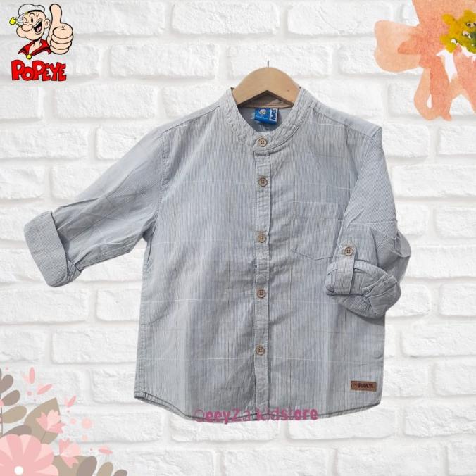 New Arrival Kemeja Koko Anak Lengan Panjang by Popeye