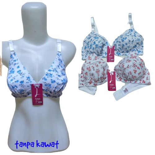 Bra bh tanpa busa sport bra tanpa kawat size 34-40 cup B premium Lydyly 063 termurah