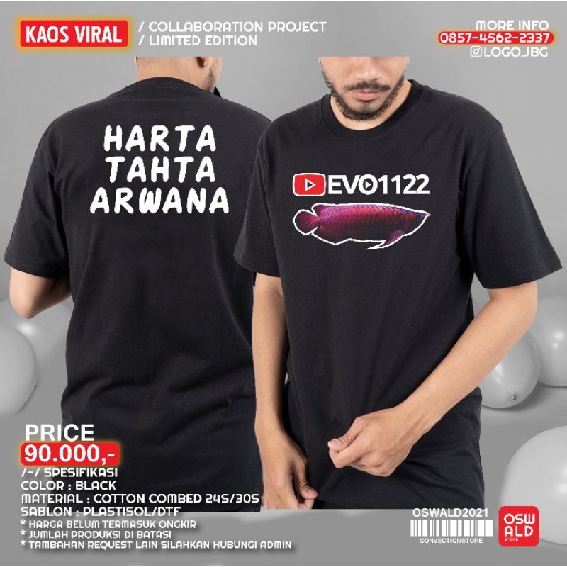 KAOS ARWANA ARWANA CLUB SUPER RED GOLDEN ARWANA KAOSNYA CLUB' ARWANA