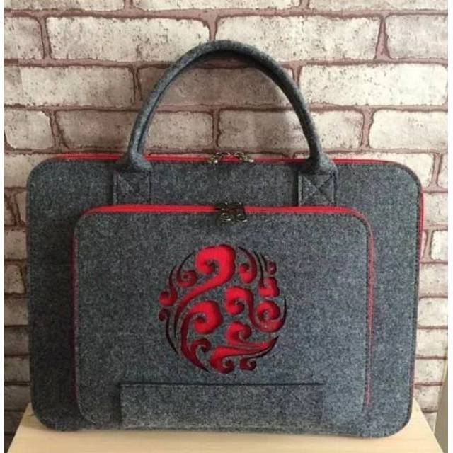Tas Jinjing Laptop Import Motif Elegan
