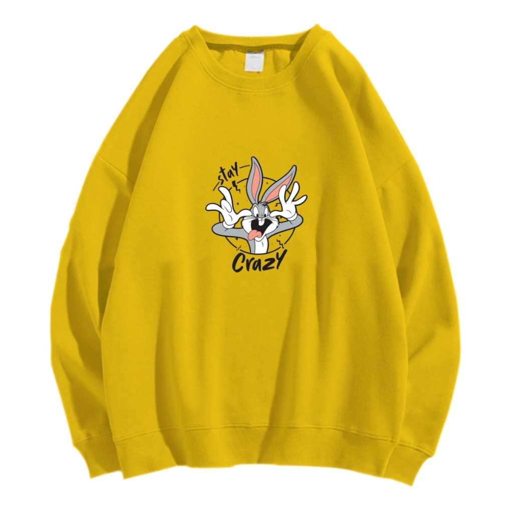 STAY CRAZY SWEATER CREWNECK Size M-XXL ANAIRA