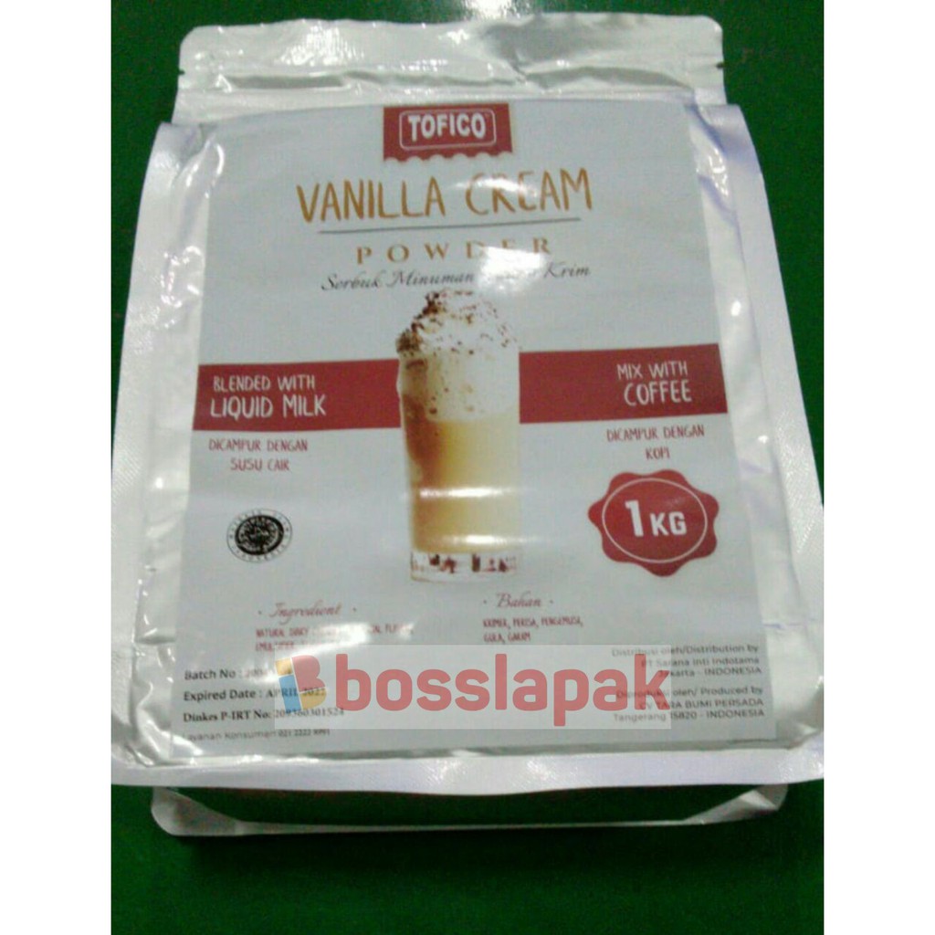 

TERLARIS TOFICO VANILLA CREAM POWDER 1KG