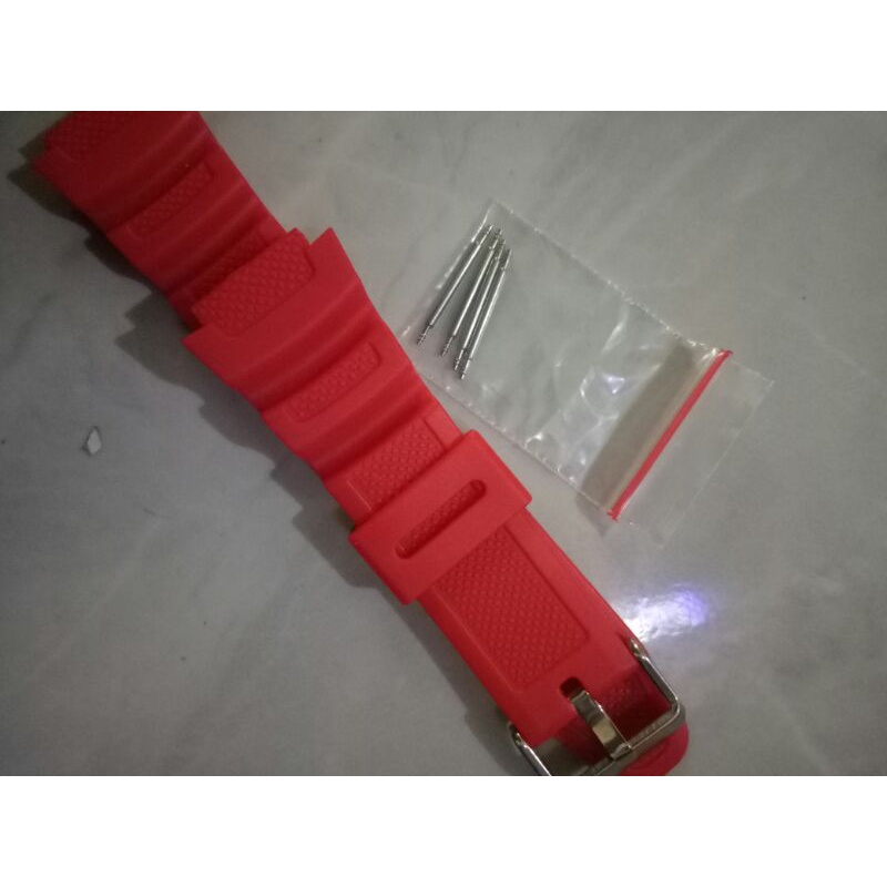 SALE strap jam tangan casio warna merah [baru]