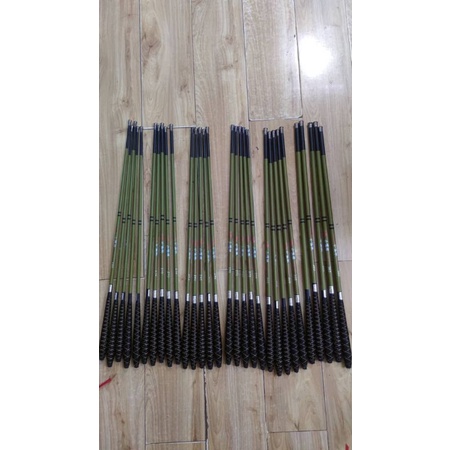 tegek impor tanago microfishing hijau special ruas pendek 3c.m  medium light lentur  3:7