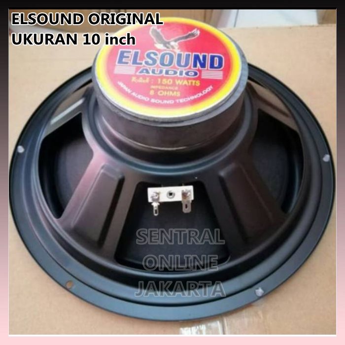 SPEAKER WOOFER 10 inch ELSOUND 10in 10inch BASS ORIGINAL