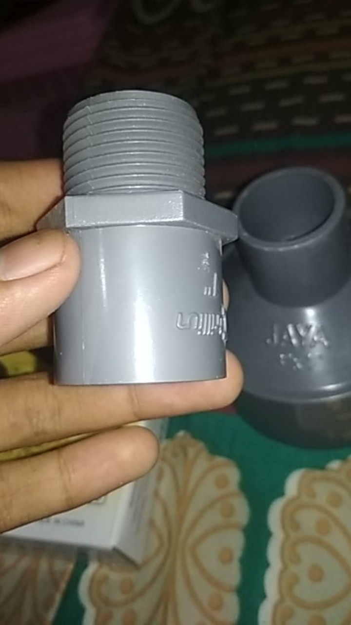Sdl 1 Inchi (sock Drat Luar) - Valve Socket Pipa Pvc