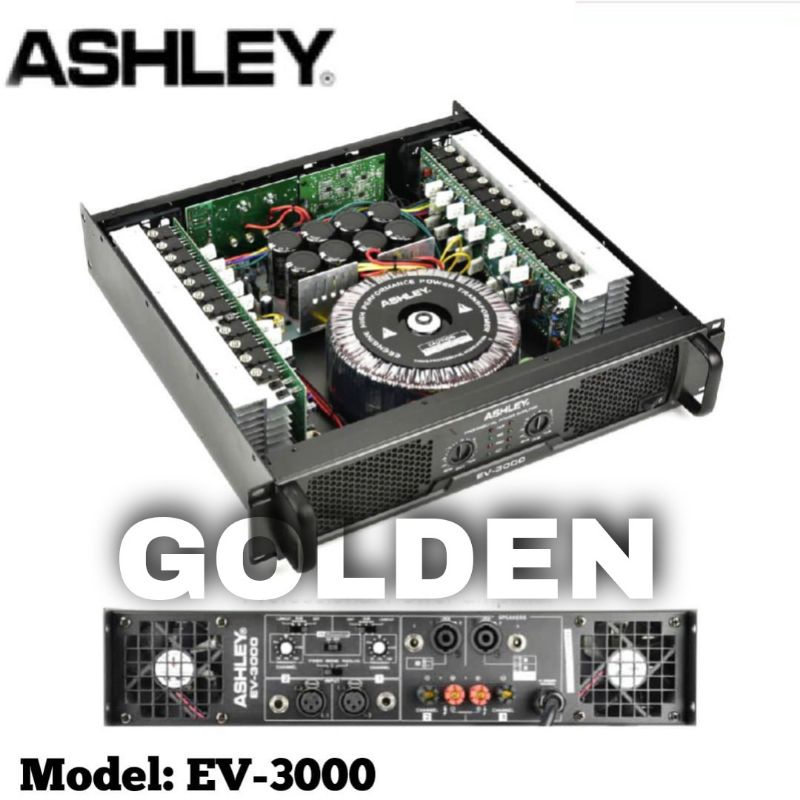 Power Ashley EV 3000 Amplifier Ashley EV3000 Original Product