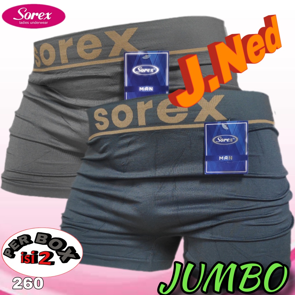 J260D CELANA DALAM BOXER PRIA JUMBO SOREX