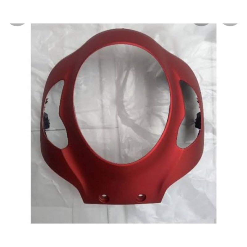 cover dasi tameng depan honda scoopy New tahun 2021-2023 merah doff