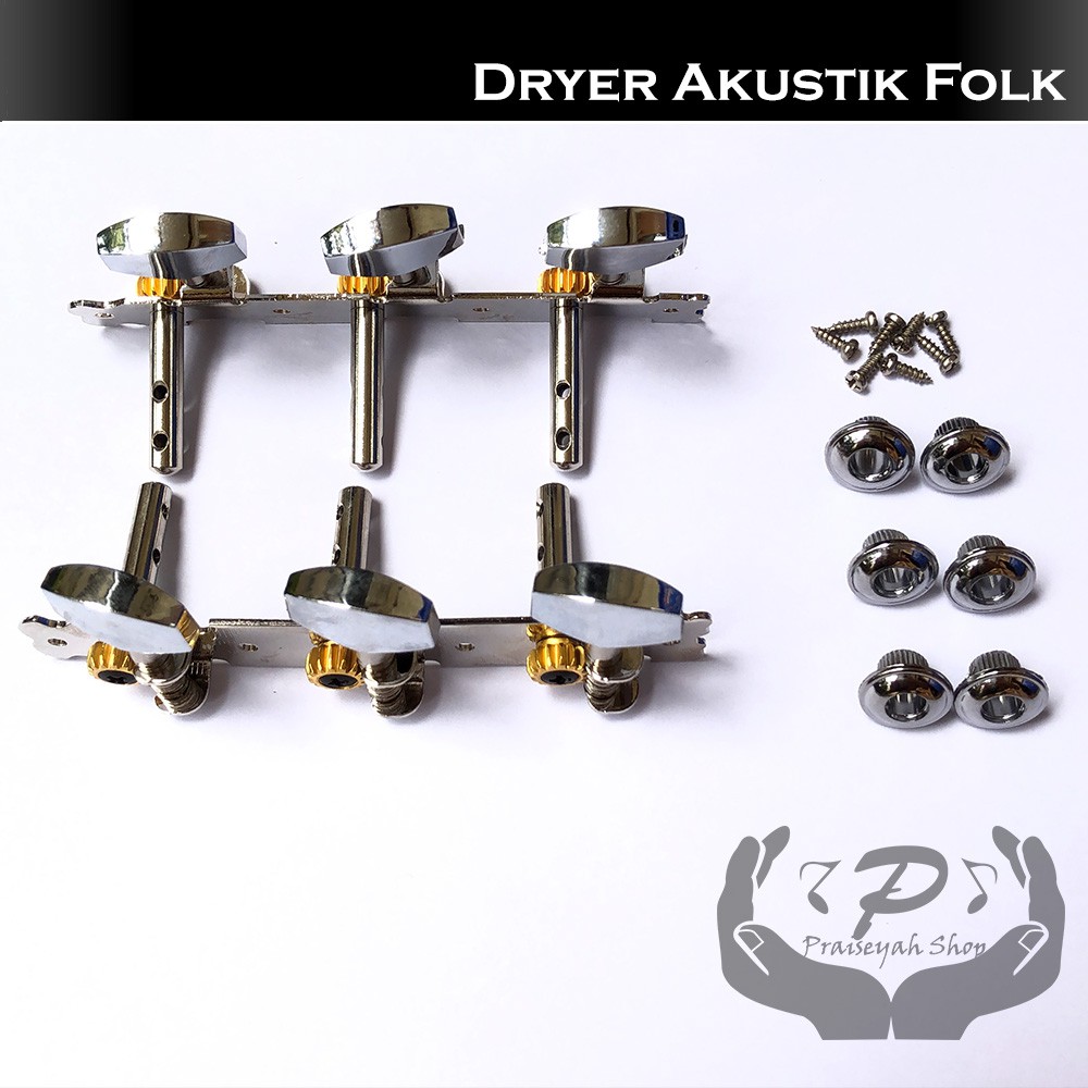 Dryer Putaran Senar Gitar Tuning Peg Akustik String Folk