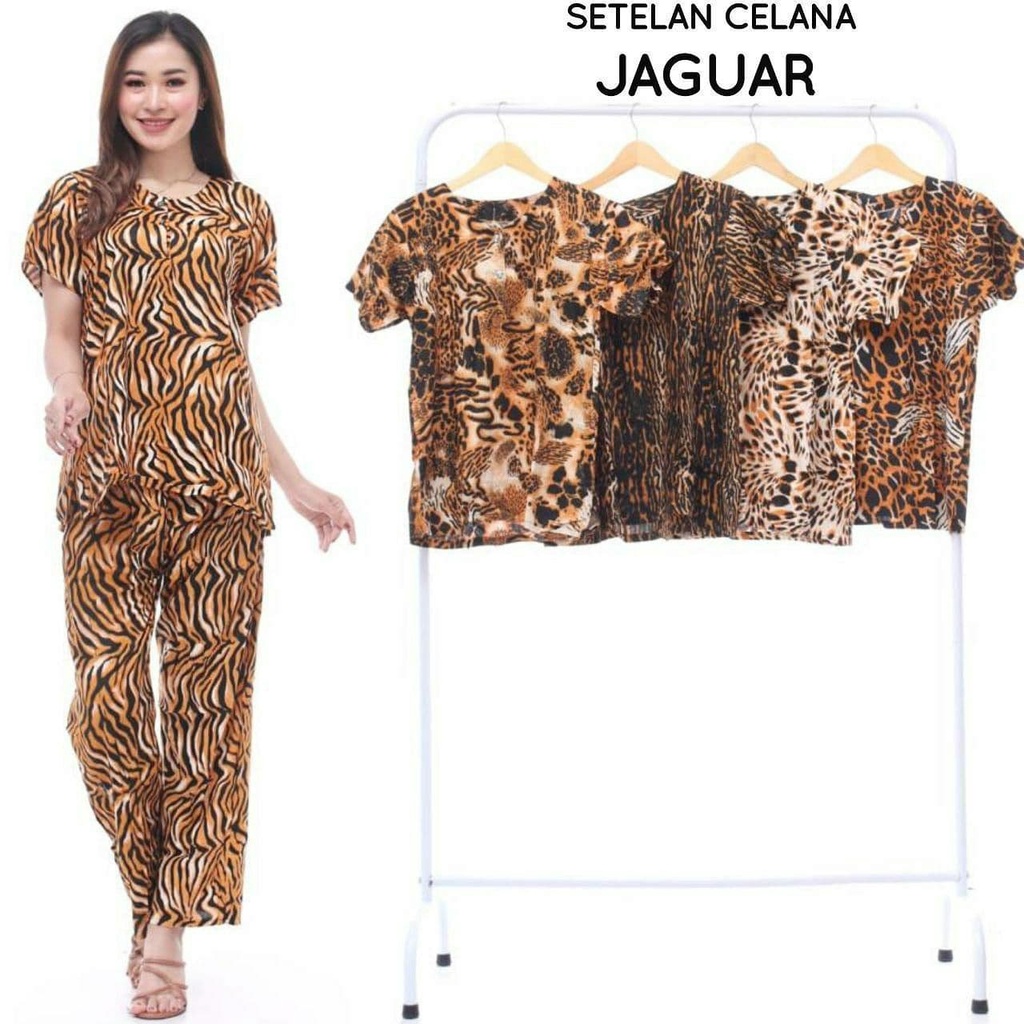 ONE SET BUSUI BATIK RAYON SETELAN CP MOTIF  RANDOM MACAN JAGUAR TIGER CANTIK KEKINIAN BATIK SETELAN 