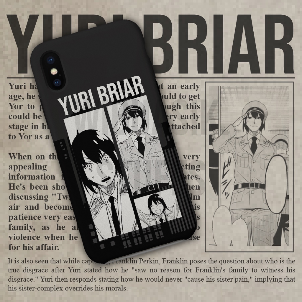 Case Anime Spy x Family Yuri Briar