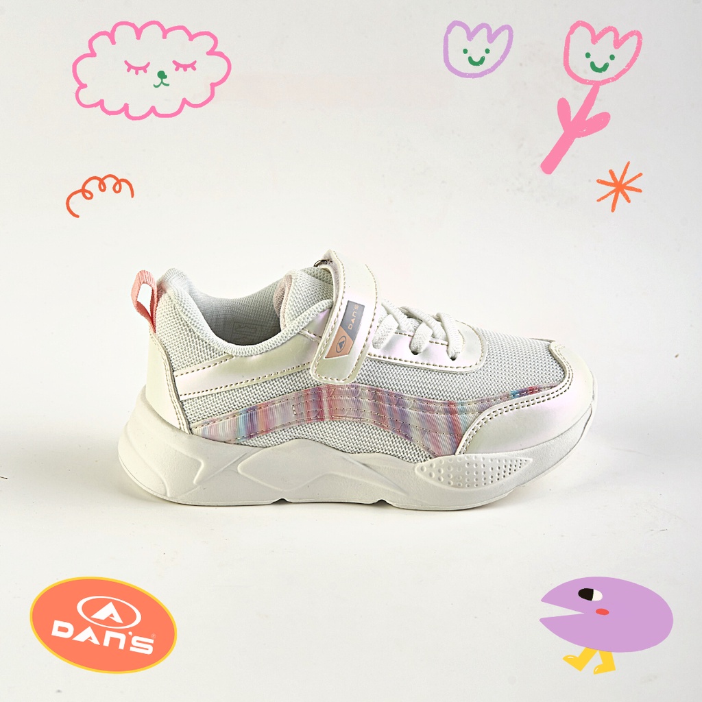 Dans Sofara Sepatu Sneakers Anak Perempuan - White