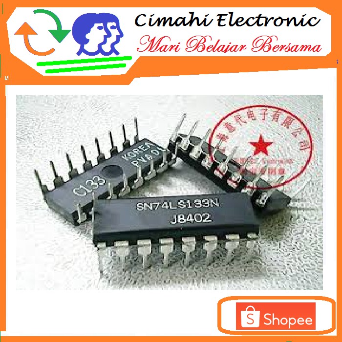 IC 74LS133 (74133), TTL, 13-Input NAND