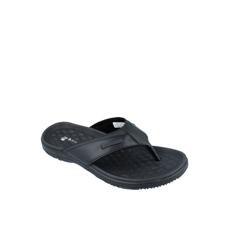 SANDAL JEPIT PAKALOLO PRIA ORIGINAL CASUAL KULIT ASLI HITAM PB33