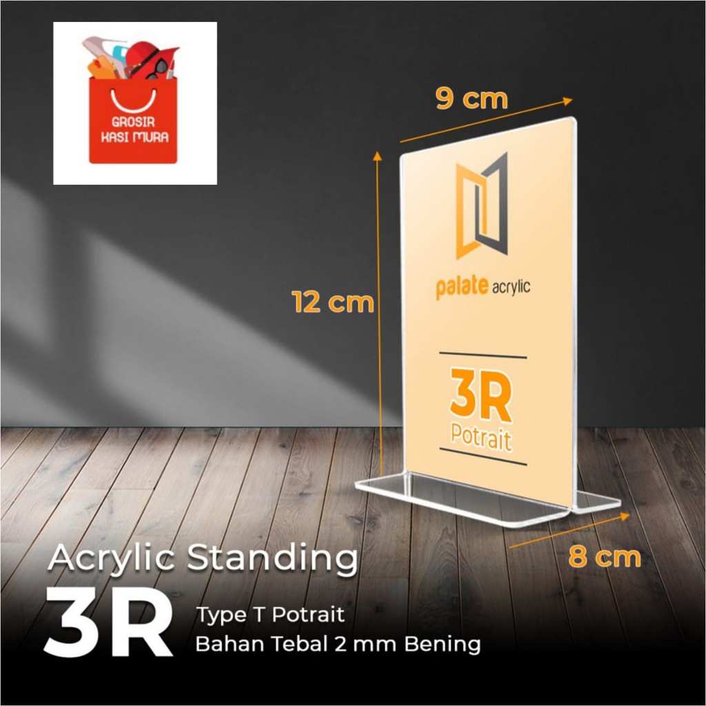 

Akrilik/Acrylyc tempat Brosur 3R T