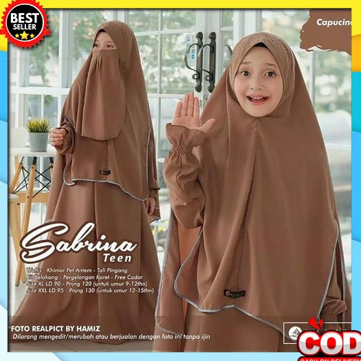 Shila Maxy Gamis Anak Tanggung 1-14 Tahun/Gamis Anak Rompi Pisah/Gamis Anak Terbaru 2022 Kekinian -A