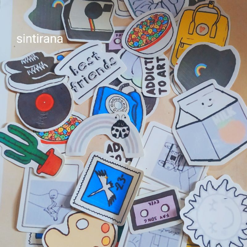 

Sticker Aesthetic Murah Stiker Vintage